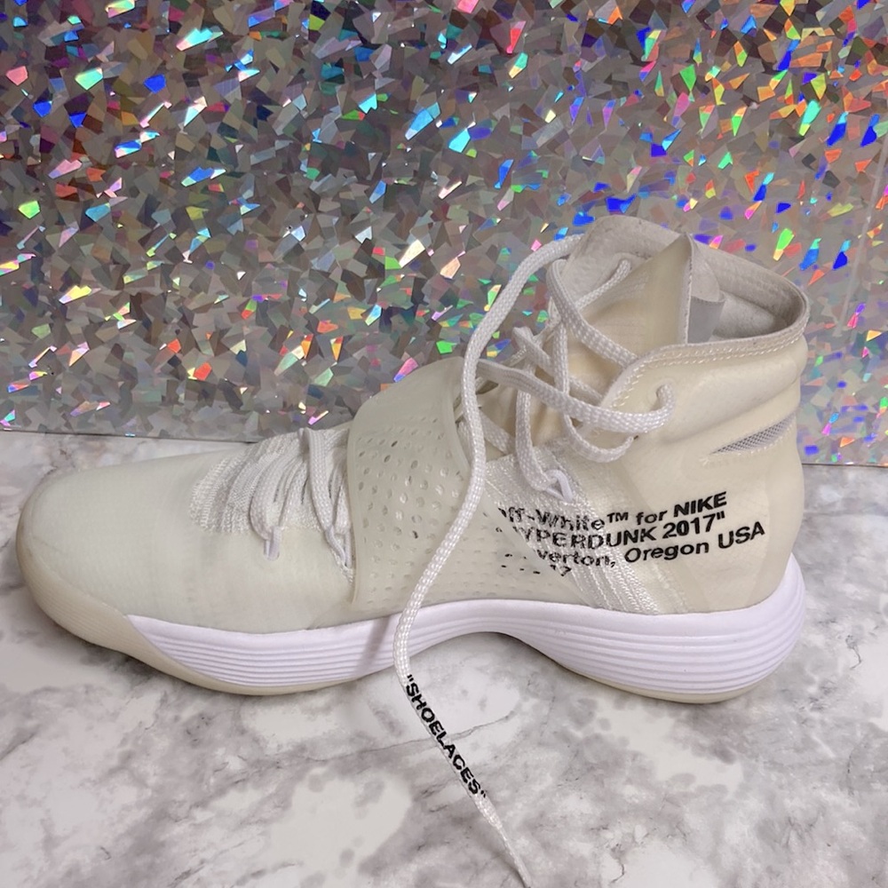 Off-White Nike React Hyperdunk 2017 Flyknit Sneak… - image 3